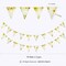 Sunflower Pennant Banner - 28 Feet (Sunflower Triangle Banner)